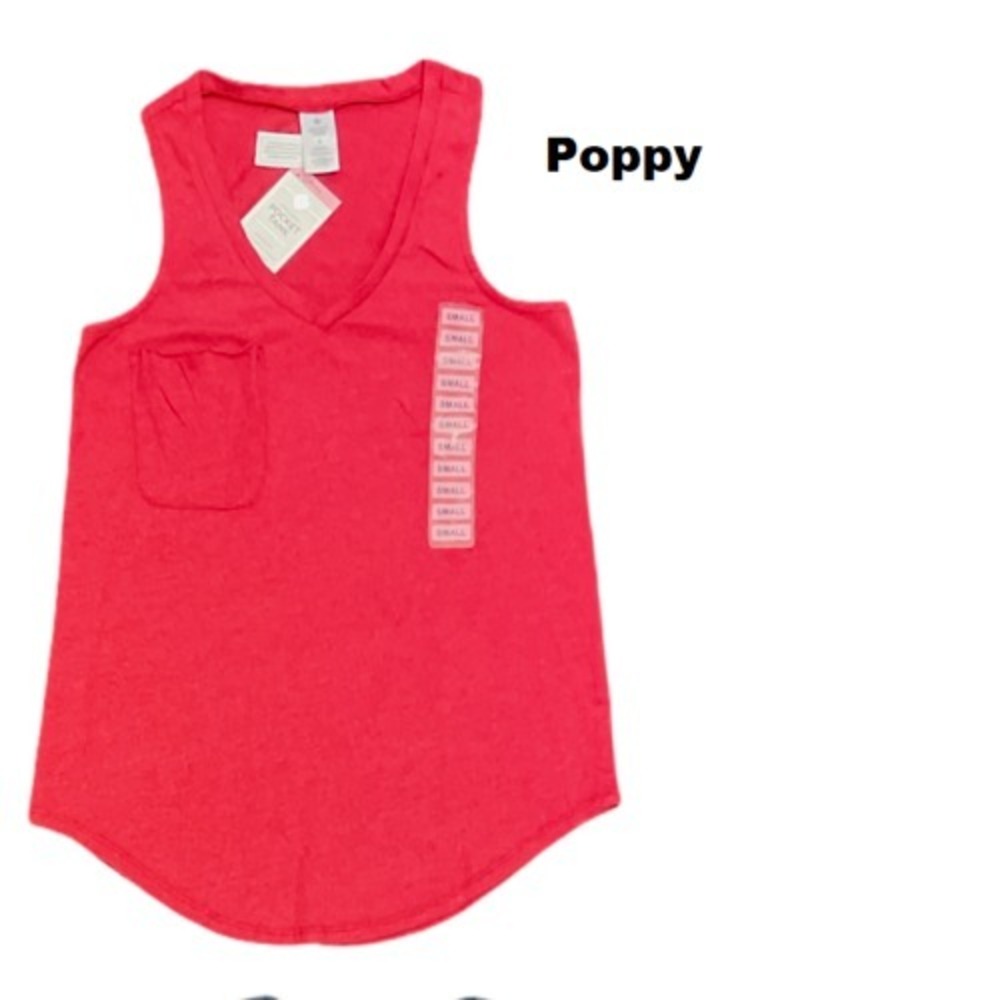 Member's Mark Everday Pocket‎ Tank Red Small